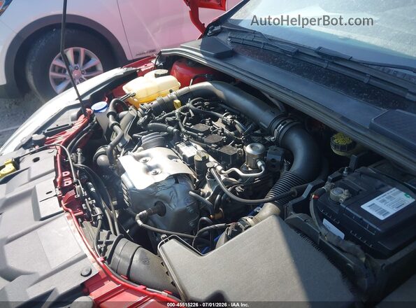1FADP3FE1GL378019 2016 FORD FOCUS Red Вид ззаду