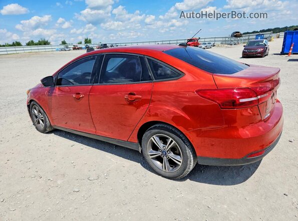 1FADP3FE1JL276999 2018 FORD FOCUS Orange Trasero izquierdo