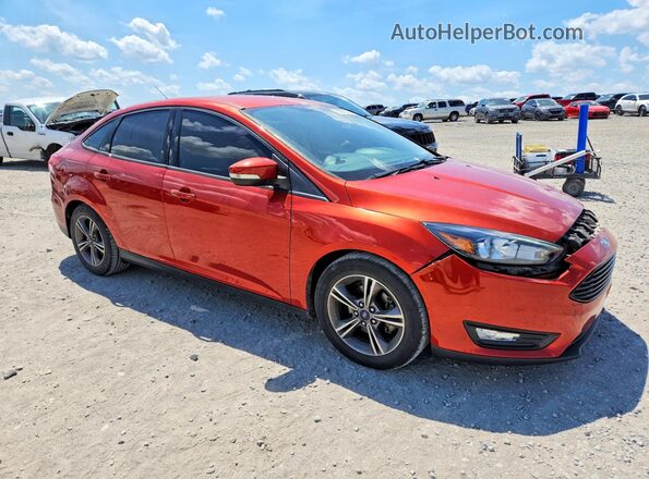 1FADP3FE1JL276999 2018 FORD FOCUS Orange Delantero derecho