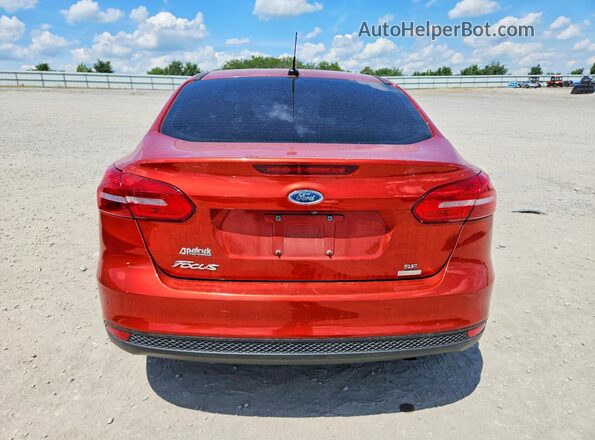 1FADP3FE1JL276999 2018 FORD FOCUS Orange Vista trasera