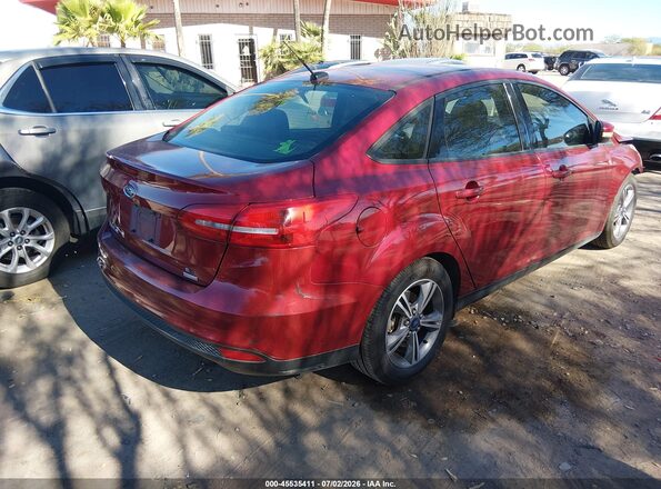 1FADP3FE2HL285009 2017 FORD FOCUS Red Հետևի աջ
