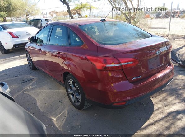 1FADP3FE2HL285009 2017 FORD FOCUS Red Հետևի ձախ