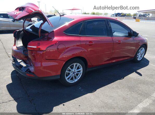 1FADP3FE2HL303959 2017 FORD FOCUS Red Tył prawy