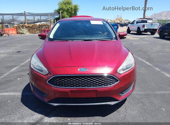 1FADP3FE2HL303959 2017 FORD FOCUS Red Widok zestawu wskaźników