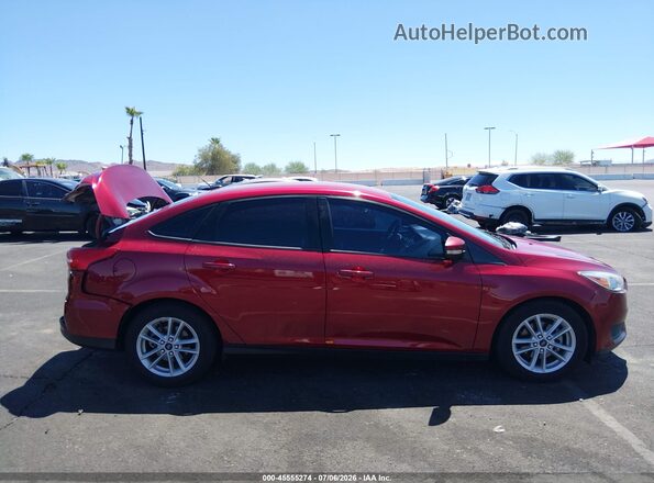1FADP3FE2HL303959 2017 FORD FOCUS Red Widok wnętrza z tyłu