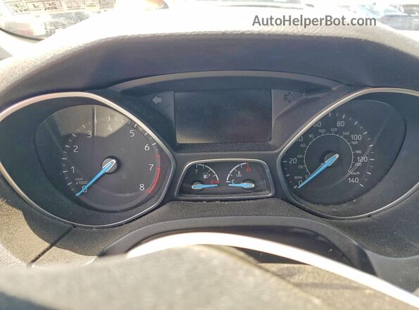 1FADP3FE3JL226055 2018 FORD FOCUS Gray ხელსაწყოთა პანელის ხედი