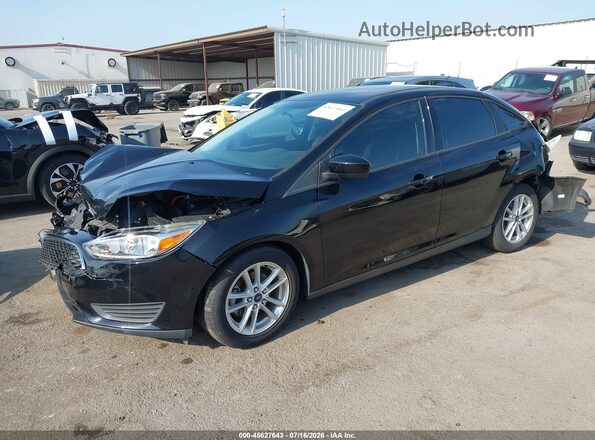 1FADP3FE3JL322641 2018 FORD FOCUS Black Առջևի ձախ երեք քառորդ տեսարան