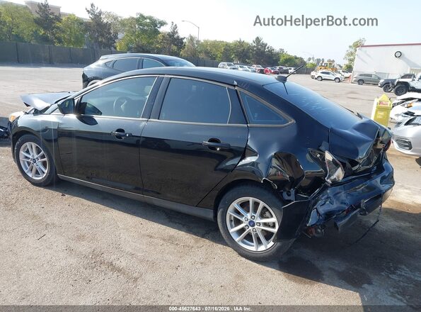 1FADP3FE3JL322641 2018 FORD FOCUS Black Հետևի ձախ