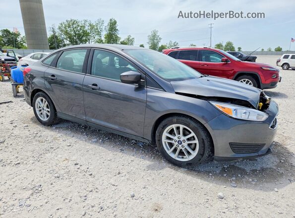 1FADP3FE3JL330061 2018 FORD FOCUS Gray Przód prawy