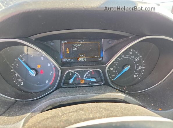 1FADP3FE4HL282905 2017 FORD FOCUS Серый Вид щитка приборов