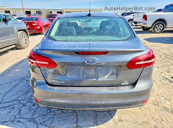1FADP3FE4HL282905 2017 FORD FOCUS Серый Вид сзади