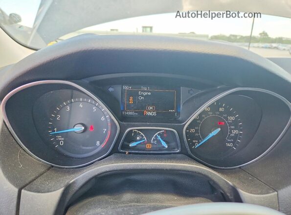 1FADP3FE4JL229644 2018 FORD FOCUS Charcoal Vista del cuadro de instrumentos