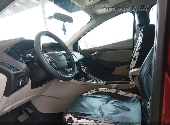 1FADP3FE4JL256438 2018 FORD FOCUS Red Սալոնի դիմացի տեսք