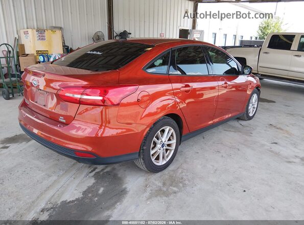 1FADP3FE4JL256438 2018 FORD FOCUS Red Հետևի աջ