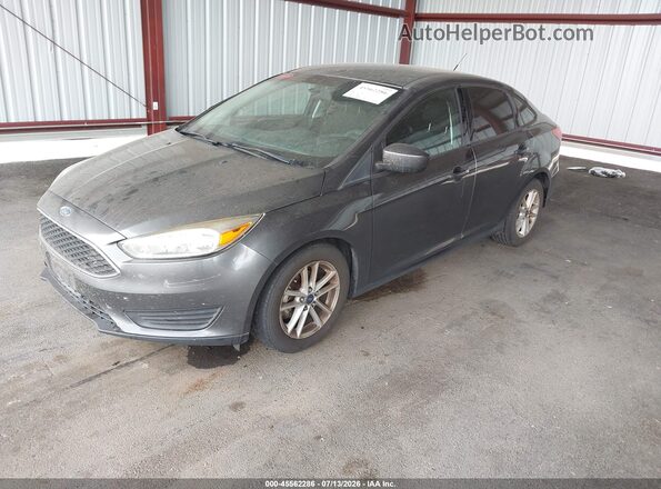 1FADP3FE4JL304424 2018 FORD FOCUS Gray წინა მარცხენა ხედი სამი მეოთხედიდან