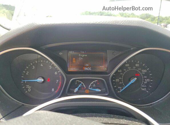 1FADP3FE5GL274746 2016 FORD FOCUS Gray Vista del cuadro de instrumentos
