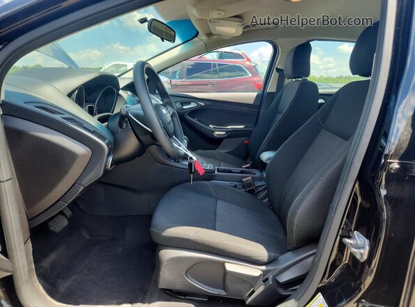 1FADP3FE5HL275865 2017 FORD FOCUS Black წინა სალონის ხედი