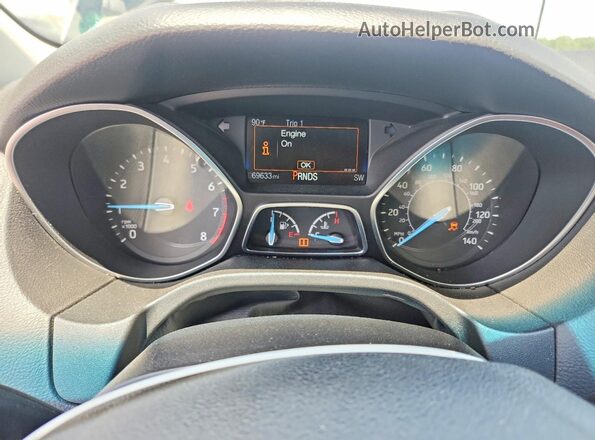 1FADP3FE5HL275865 2017 FORD FOCUS Black ხელსაწყოთა პანელის ხედი