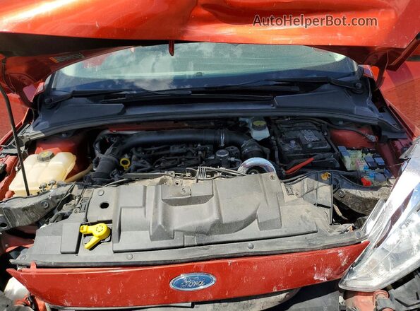 1FADP3FE5JL288072 2018 FORD FOCUS Orange უკანა სალონის ხედი