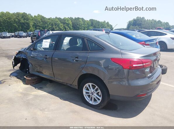 1FADP3FE5JL307509 2018 FORD FOCUS Gray Հետևի ձախ