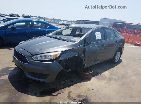 1FADP3FE5JL307509 2018 FORD FOCUS Gray Առջևի ձախ երեք քառորդ տեսարան