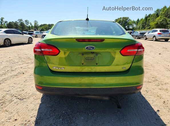 1FADP3FE6JL266503 2018 FORD FOCUS Green Հետևի տեսք