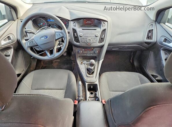 1FADP3FE7HL260025 2017 FORD FOCUS White Вид панелі приладів