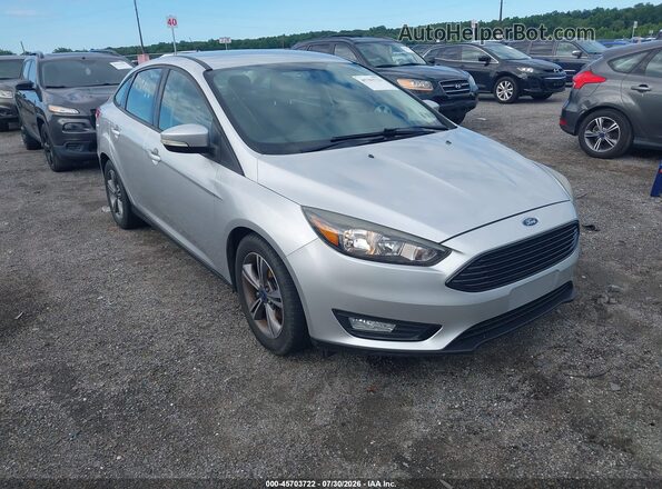 1FADP3FE7HL266021 2017 FORD FOCUS Silver Front view