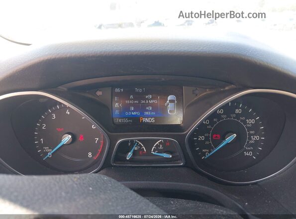 1FADP3FE8GL363307 2016 FORD FOCUS Silver Widok tylnych siedzeń