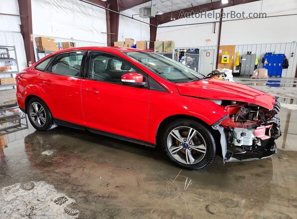 1FADP3FE9GL361033 2016 FORD FOCUS Красный Передняя правая четверть