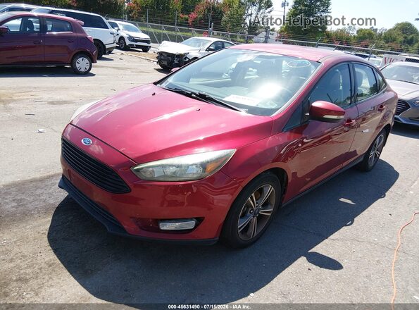 1FADP3FE9HL251598 2017 FORD FOCUS Красный Передняя левая четверть