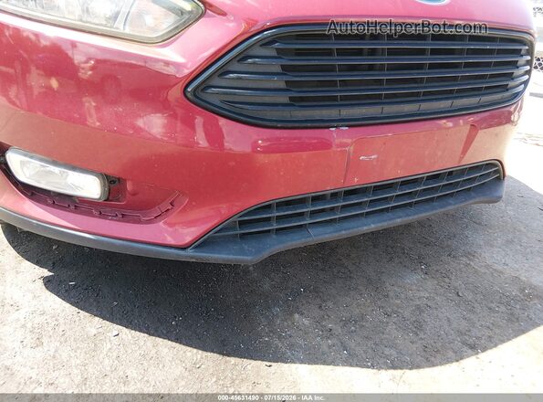 1FADP3FE9HL251598 2017 FORD FOCUS Красный Вид спереди