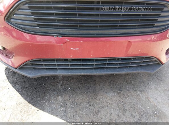 1FADP3FE9HL251598 2017 FORD FOCUS Красный Вид щитка приборов