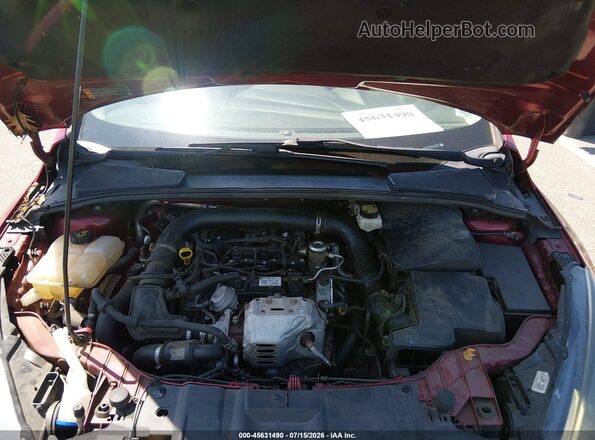 1FADP3FE9HL251598 2017 FORD FOCUS Красный Вид сзади