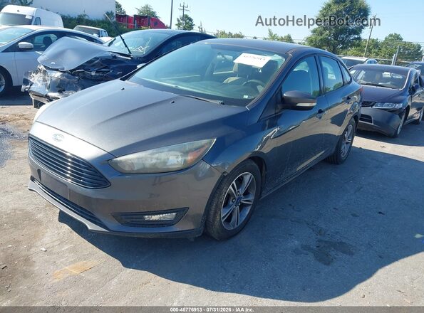 1FADP3FE9HL269504 2017 FORD FOCUS Gray წინა მარცხენა ხედი სამი მეოთხედიდან
