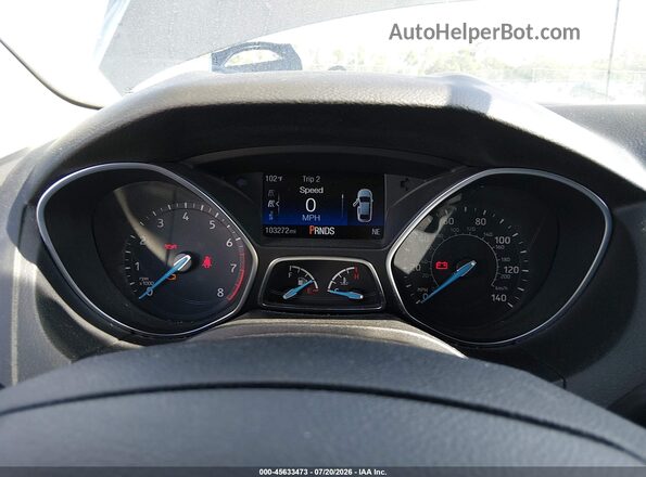 1FADP3FE9HL309841 2017 FORD FOCUS Gray Widok tylnych siedzeń