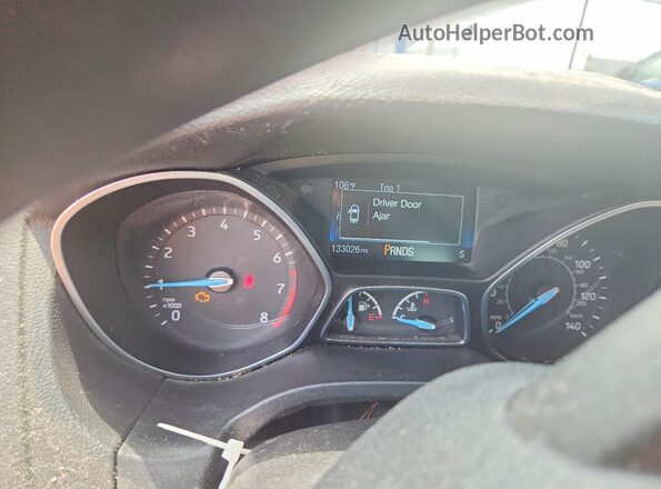 1FADP3FE9HL318989 2017 FORD FOCUS Silver Widok zestawu wskaźników