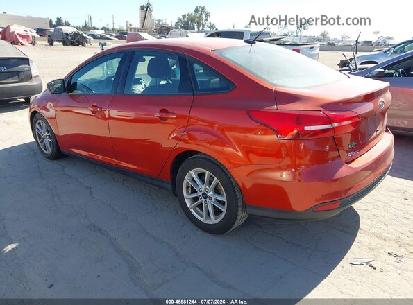1FADP3FE9JL264972 2018 FORD FOCUS Orange Rear left