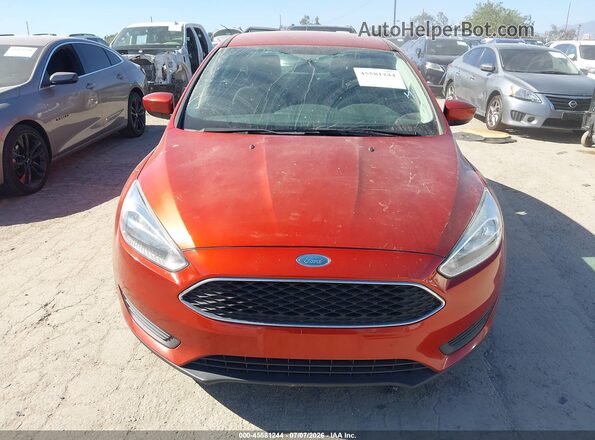 1FADP3FE9JL264972 2018 FORD FOCUS Orange Front view