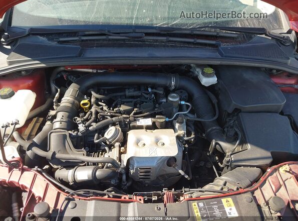 1FADP3FE9JL264972 2018 FORD FOCUS Orange Rear view