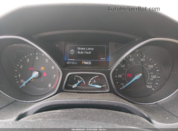 1FADP3FEXHL316099 2017 FORD FOCUS Gray უკანა სავარძლების ხედი
