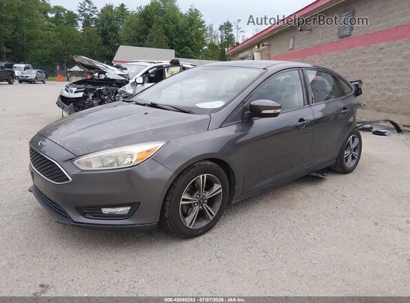 1FADP3FEXHL316099 2017 FORD FOCUS Gray წინა მარცხენა ხედი სამი მეოთხედიდან