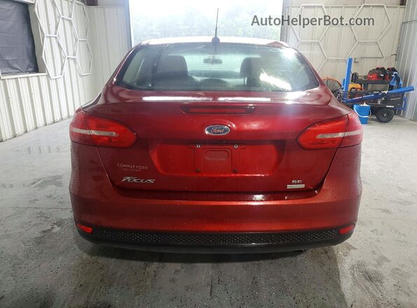 1FADP3FEXHL345666 2017 FORD FOCUS Red Vista trasera