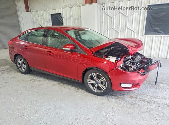 1FADP3FEXHL345666 2017 FORD FOCUS Red Delantero derecho