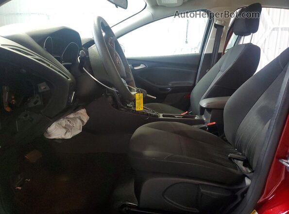 1FADP3FEXHL345666 2017 FORD FOCUS Red Vista interior delantera
