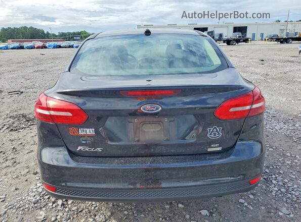 1FADP3FEXJL201007 2018 FORD FOCUS Black Rear view