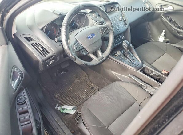 1FADP3FEXJL201007 2018 FORD FOCUS Black Dashboard view
