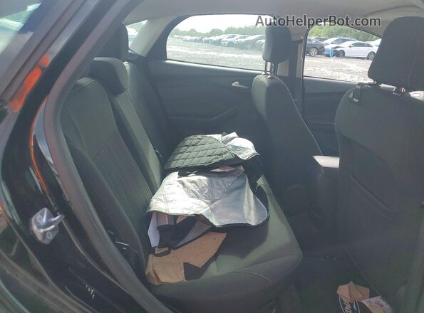 1FADP3FEXJL201007 2018 FORD FOCUS Black Rear seats view