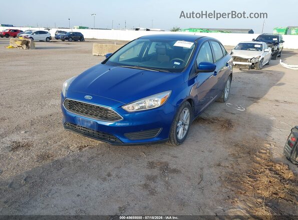 1FADP3FEXJL205249 2018 FORD FOCUS Blue Front left