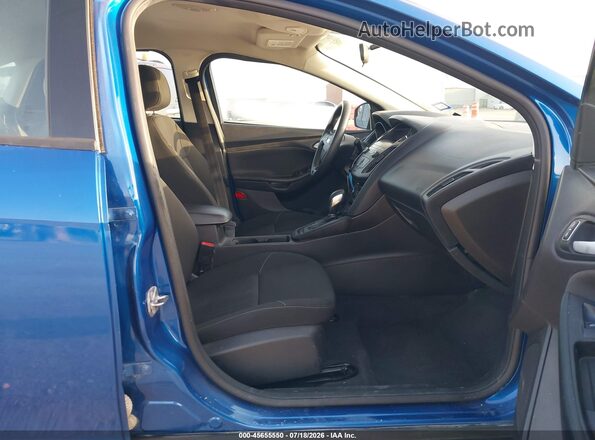 1FADP3FEXJL205249 2018 FORD FOCUS Blue Front interior view